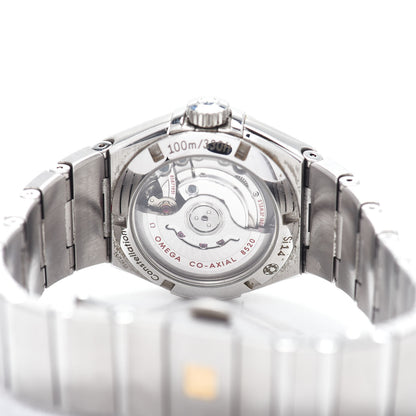 Omega Stainless Steel Diamond 27mm Constellation Co-Axial Automatic Watch Black 123.10.27.20.51.001 4 of 5