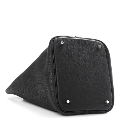 Hermes Taurillon Clemence Picotin Lock 22 MM Black 3 of 9