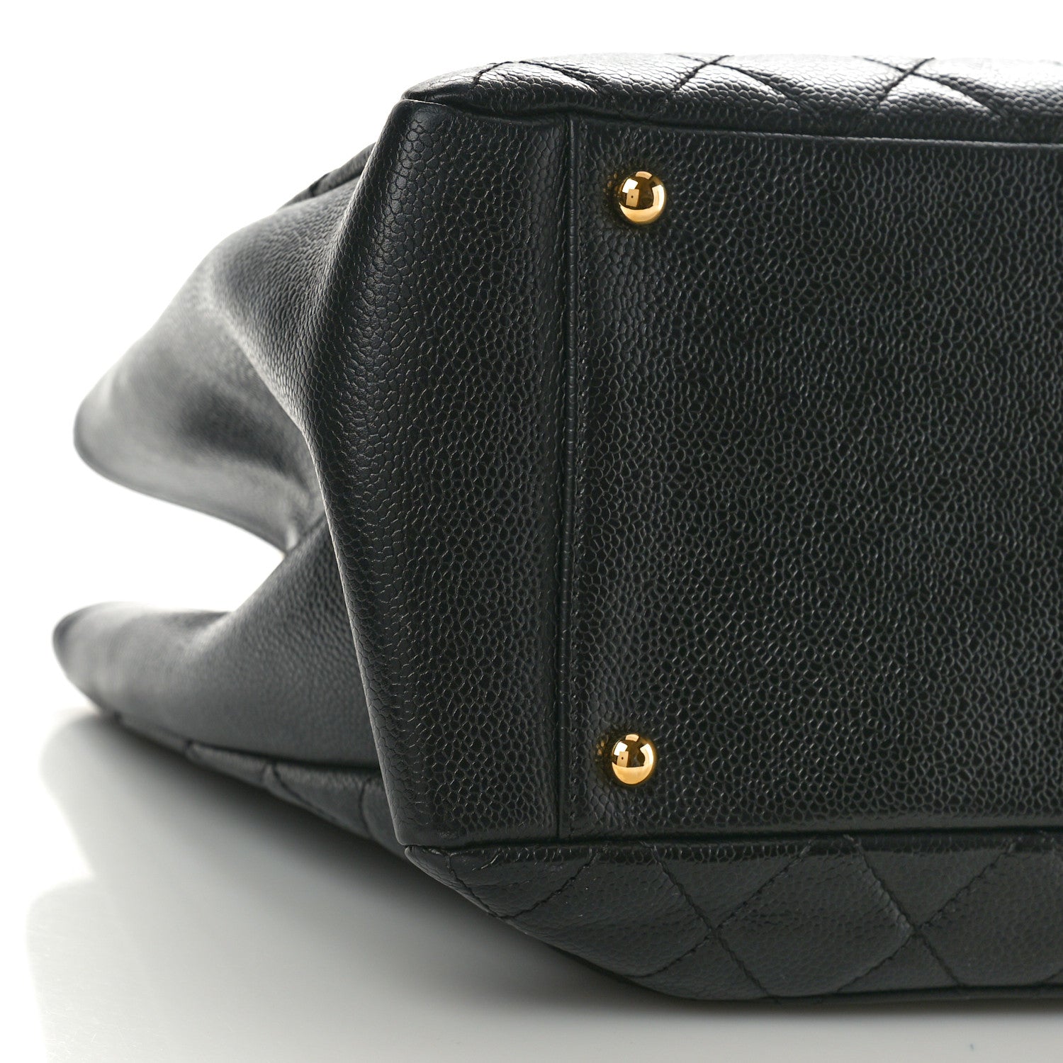 Chanel Caviar Quilted XL Grand Shopping Tote GST Black 9 of 10