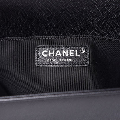 Chanel Caviar Quilted Medium Boy Flap So Black 6 of 11