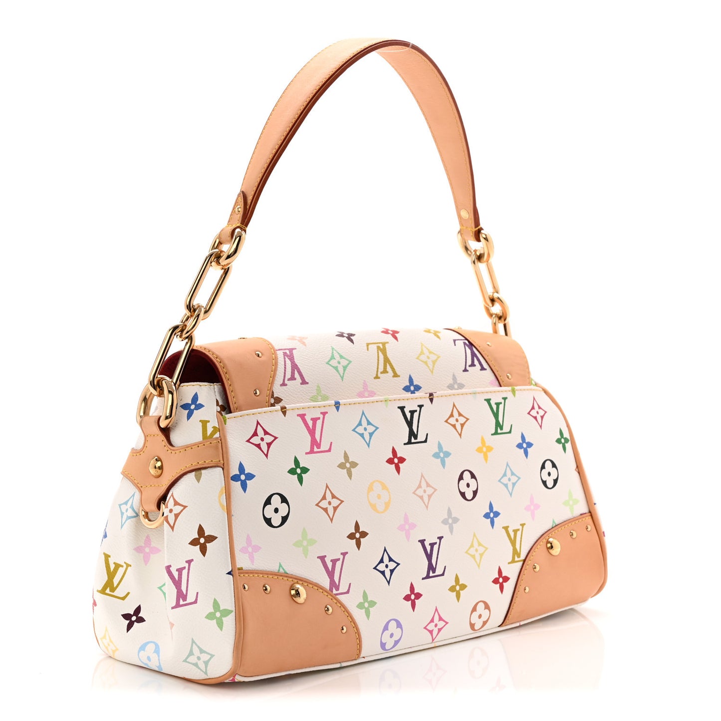 Monogram Multicolor Beverly MM White