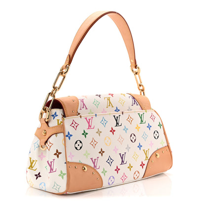 Louis Vuitton Monogram Multicolor Beverly MM White 3 of 10