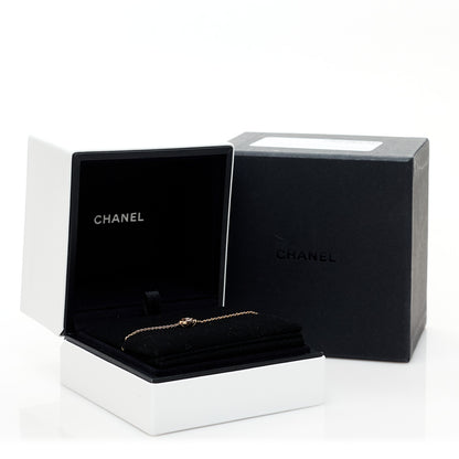 Chanel 18K Beige Gold Diamond Coco Bracelet 9 of 9
