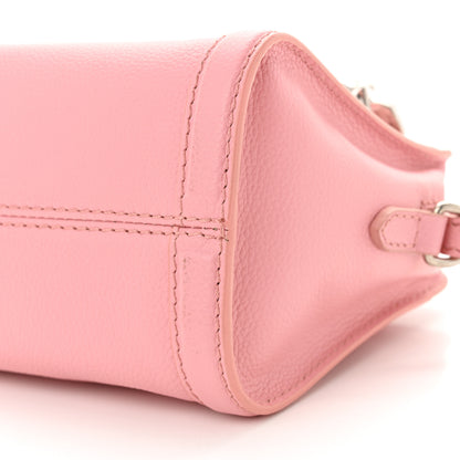 Alexander McQueen Pebbled Calfskin Mini Skull Padlock Zip Around Tote Petal 10 of 11