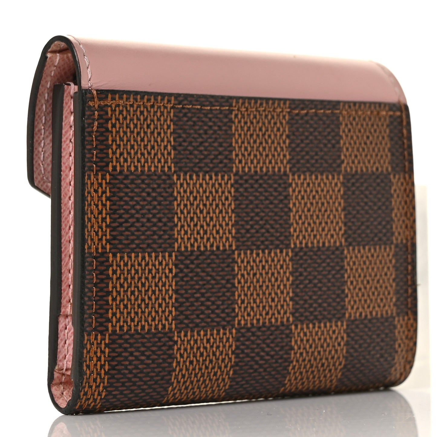 Damier Ebene Zoe Wallet Rose Ballerine