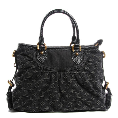 Louis Vuitton Denim Neo Cabby MM Black 1 of 8