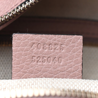 Gucci Pebbled Calfskin Large Soho Hobo Camelia 7 of 9