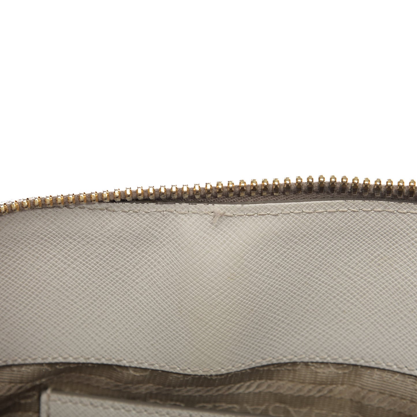 Saffiano Lux Bi-Color Promenade Tote Talco Pomice