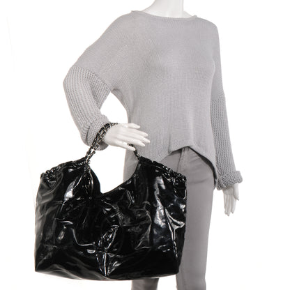 Chanel Vinyl XL Coco Cabas Black 2 of 7