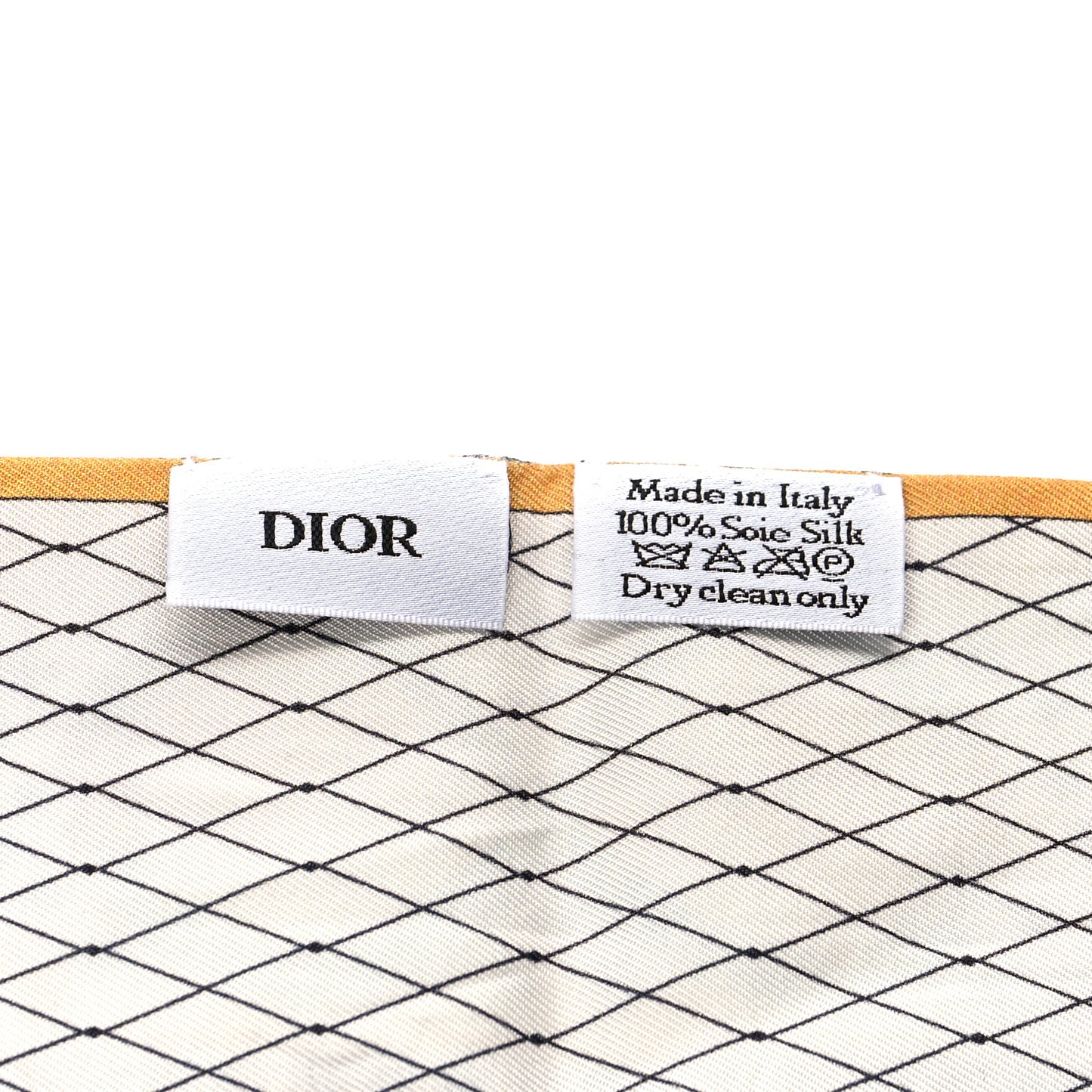 Silk Mitzah Le Monde Scarf White Multicolor