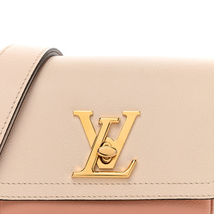 Louis Vuitton Grained Calfskin Lockme Tender Quartz 5 of 9