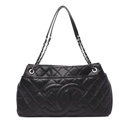 Chanel Caviar Quilted Timeless CC Soft Tote Black 1 of 12