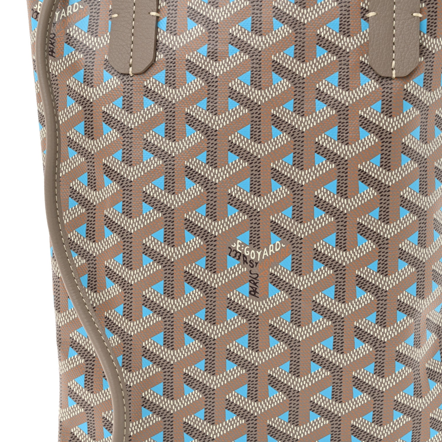 Goyard Goyardine Poitiers Claire Voie Tote Grege Powder Blue 8 of 10