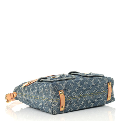 Louis Vuitton Denim Baggy GM Blue 4 of 15