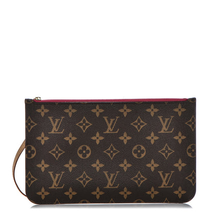 Louis Vuitton Monogram Neverfull MM GM Pochette Pivoine 1 of 7