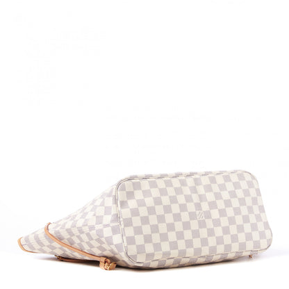 Louis Vuitton Damier Azur Neverfull MM 3 of 9