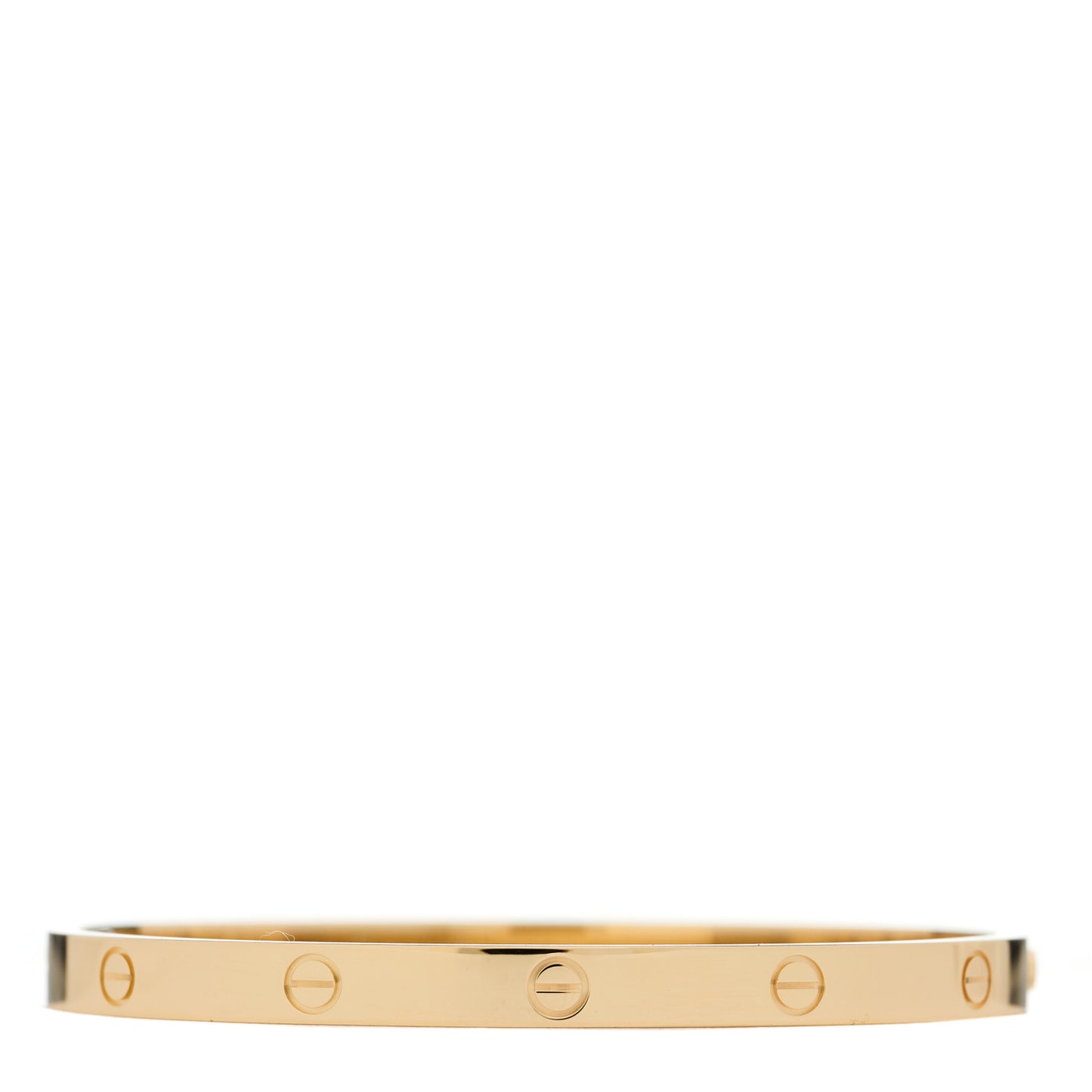 18K Yellow Gold Medium LOVE Bracelet 17
