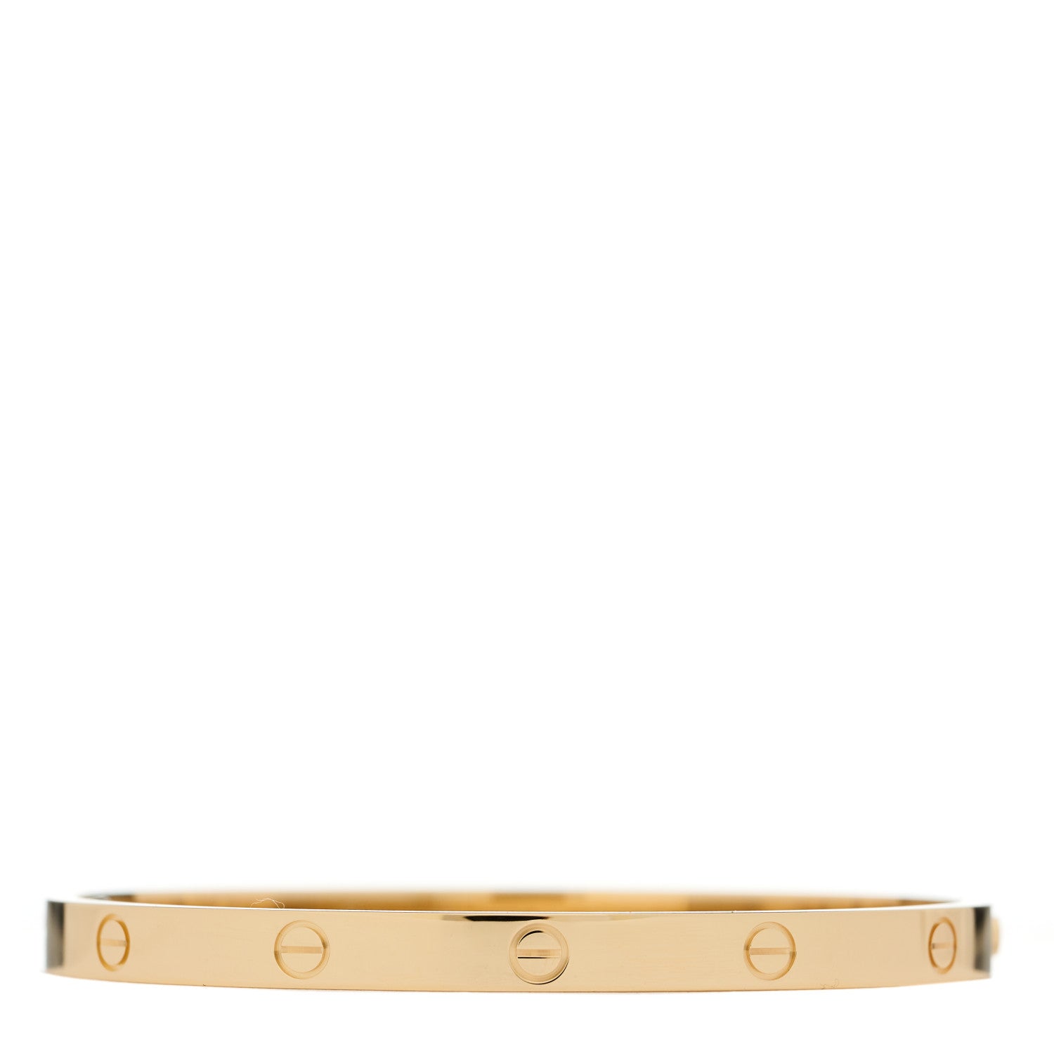 Cartier 18K Yellow Gold Medium LOVE Bracelet 17 1 of 8