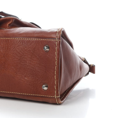 Chloe Calfskin Edith Satchel Ecureil Brown 8 of 10