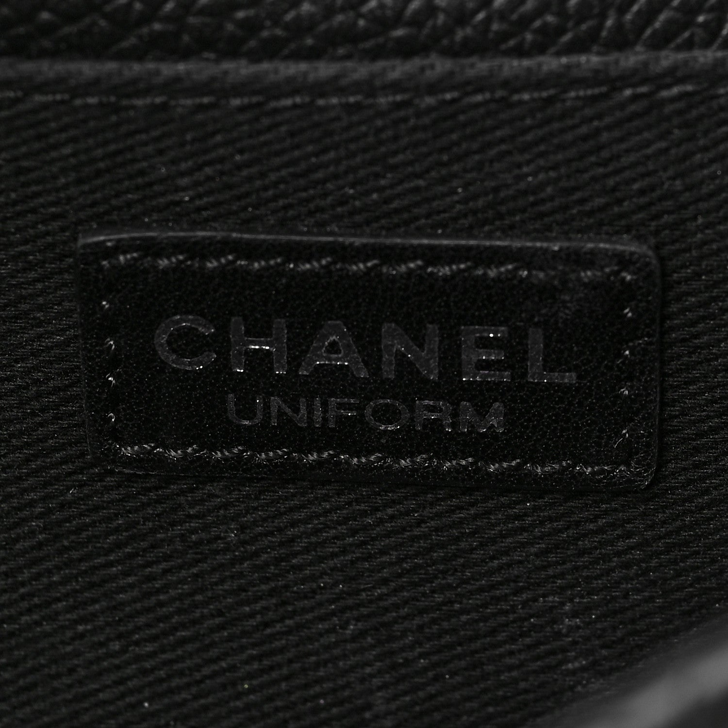 Chanel Grained Calfskin Quilted 2.55 Reissue Flap Belt Bag Clutch Black 6 of 8