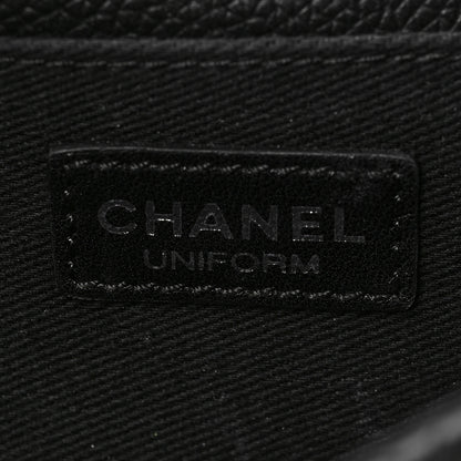 Chanel Grained Calfskin Quilted 2.55 Reissue Flap Belt Bag Clutch Black 6 of 8
