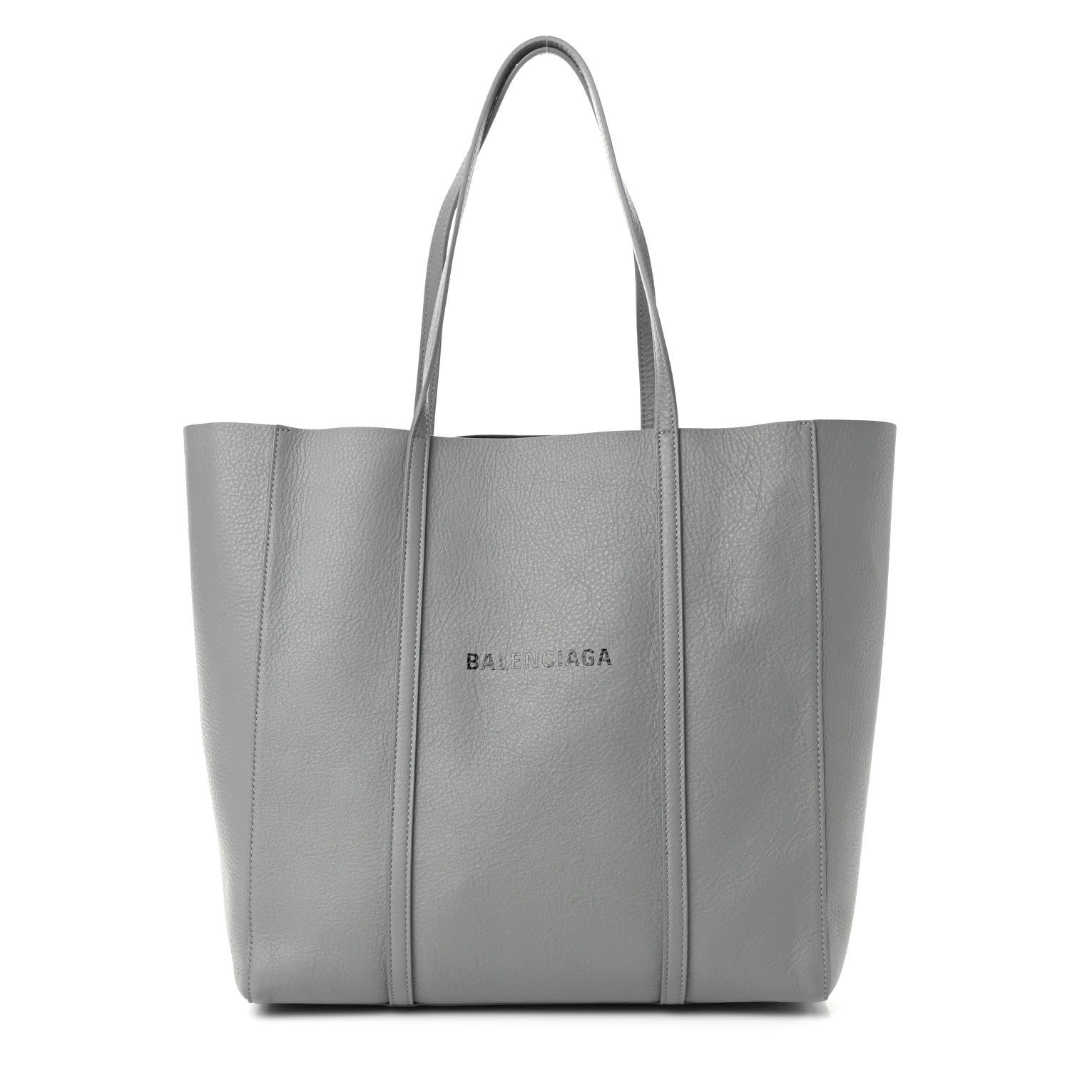 Balenciaga Smooth Calfskin Logo Double Sided Small Everyday Tote Balenciaga Grey Black 1 of 8