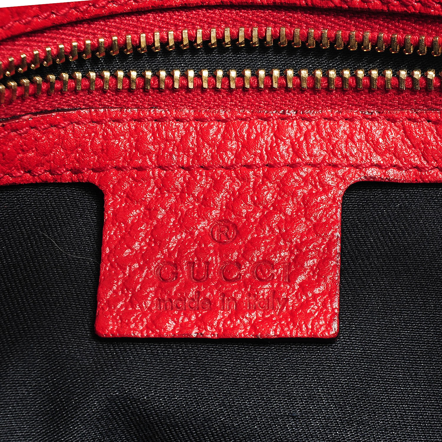 Gucci Leather Junco Small Hobo Red 6 of 7