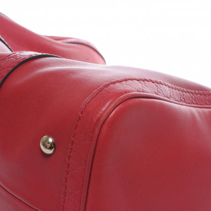 Gucci Leather Vintage Web Medium Boston Red 10 of 13