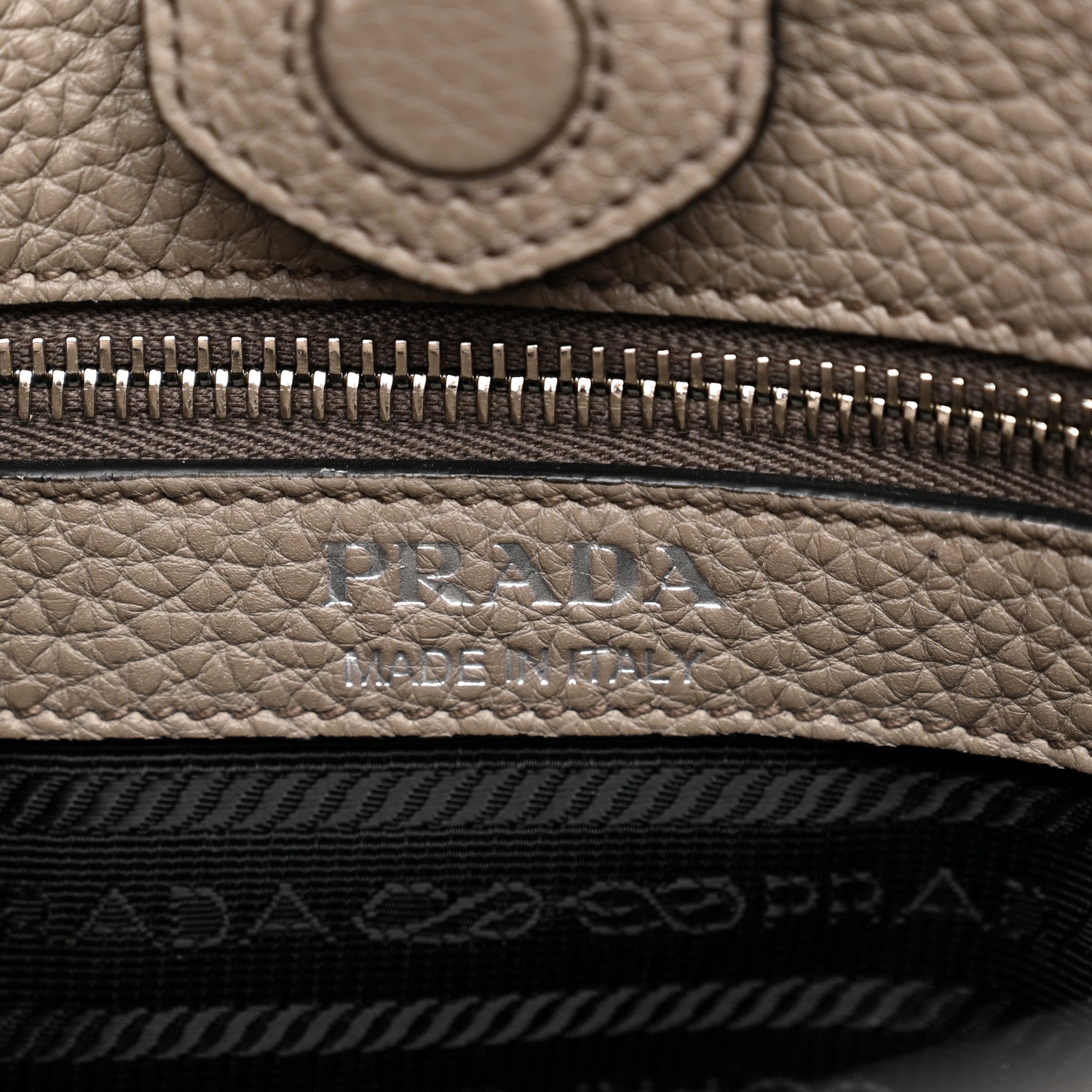 Prada Vitello Daino Soft Hobo Messenger Bag Argilla 6 of 12
