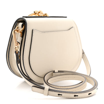 Chloe Calfskin Suede Small Nile Bracelet Bag Off White 3 of 11