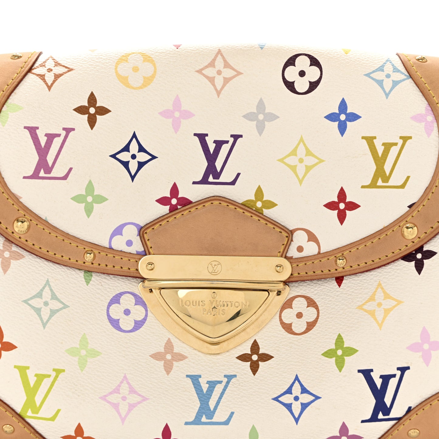 Monogram Multicolor Beverly MM White
