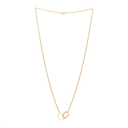 Cartier 18K Yellow Gold Interlocking LOVE Necklace 2 of 4
