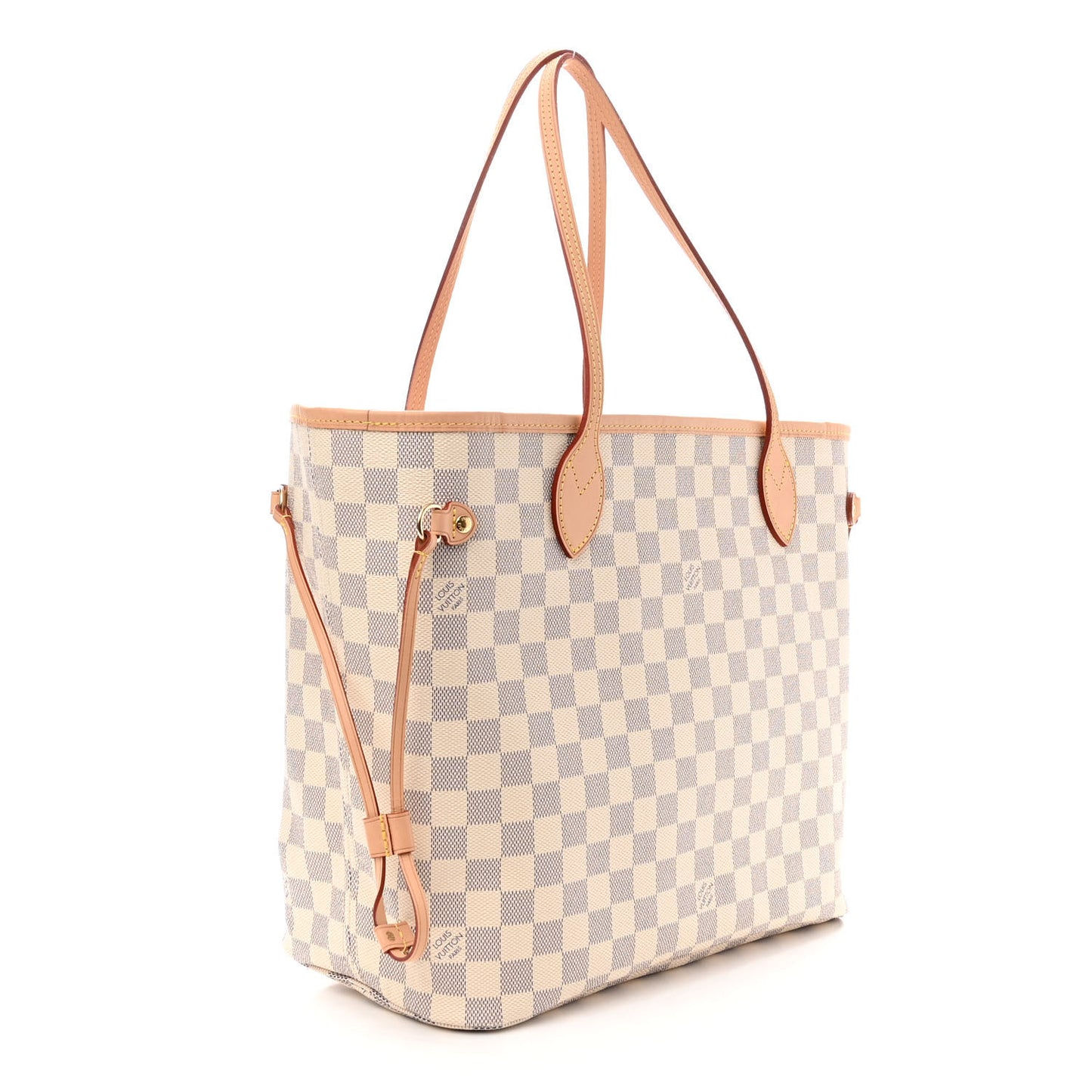 Damier Azur Neo Neverfull MM Rose Ballerine