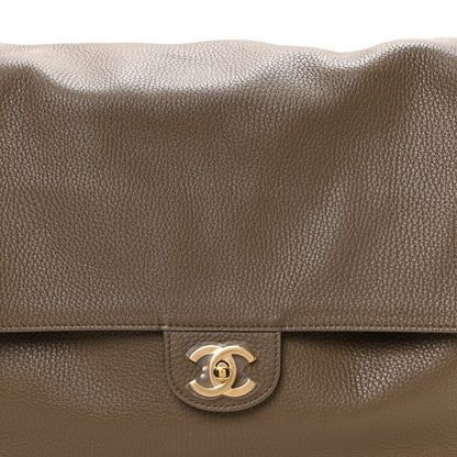 Chanel Grained Calfskin Souplissimo Maxi Flap Light Brown 8 of 11