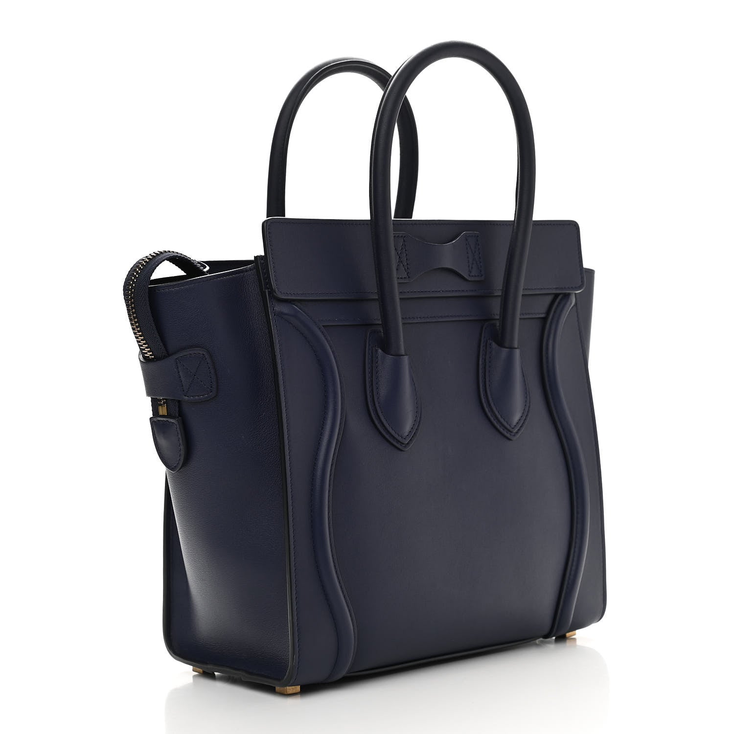 Celine Smooth Calfskin Micro Luggage Ink 3 of 10