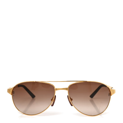 Cartier Santos Dumont Aviator Sunglasses 130 Gold 2 of 6
