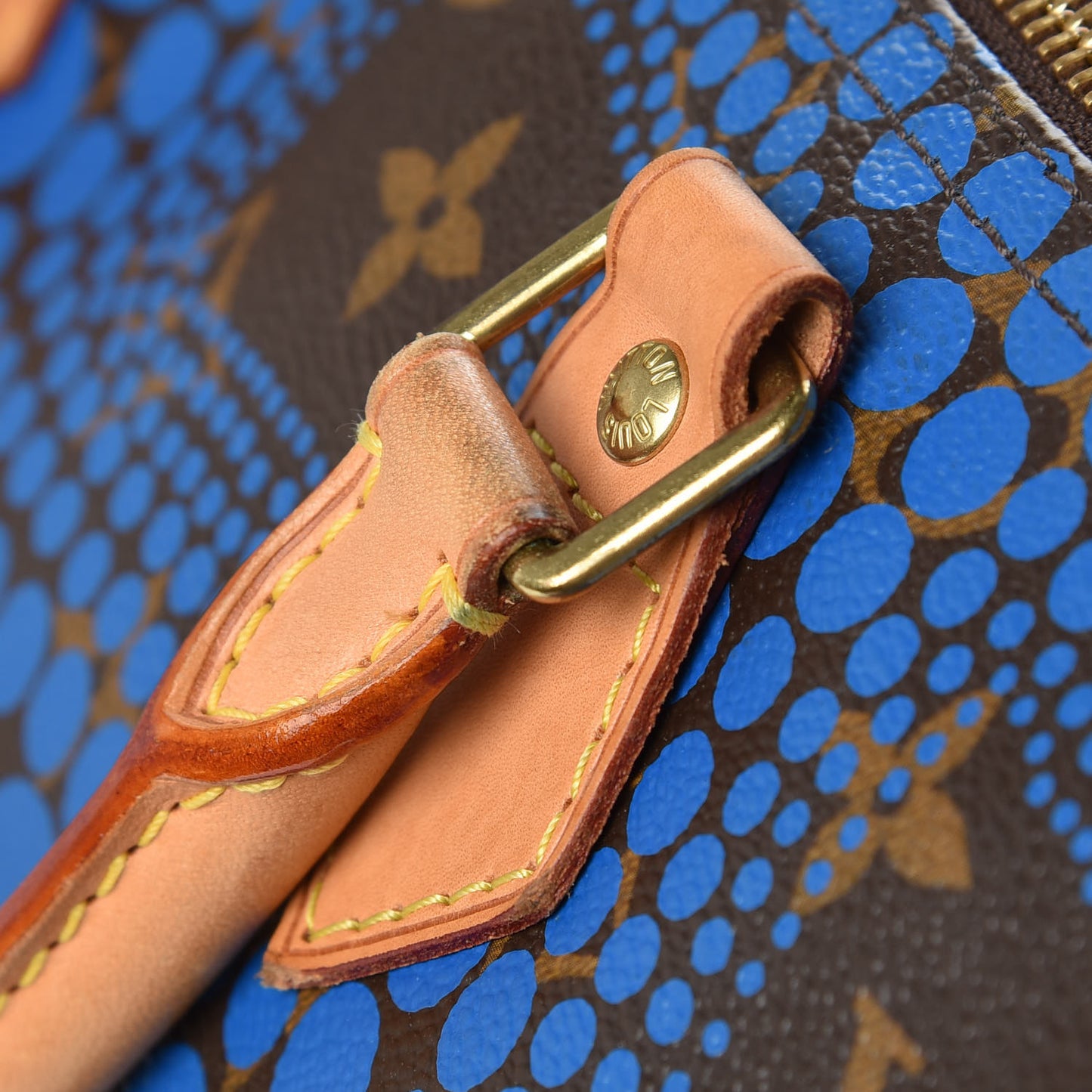 Monogram Kusama Town Speedy 30 Blue