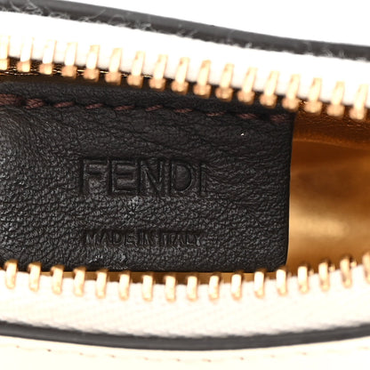 Fendi Vitello Grace Matte Nano Fendigraphy Hobo Charm White Ice 6 of 11