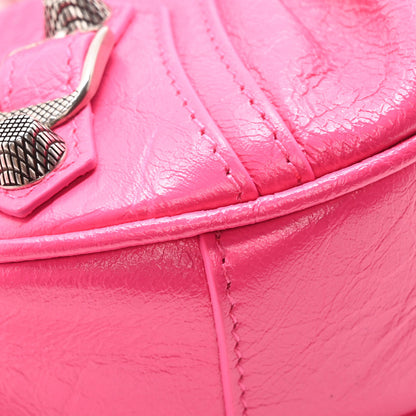 Balenciaga Agneau Arena Le Cagole Shoulder Bag XS Hot Pink 11 of 12