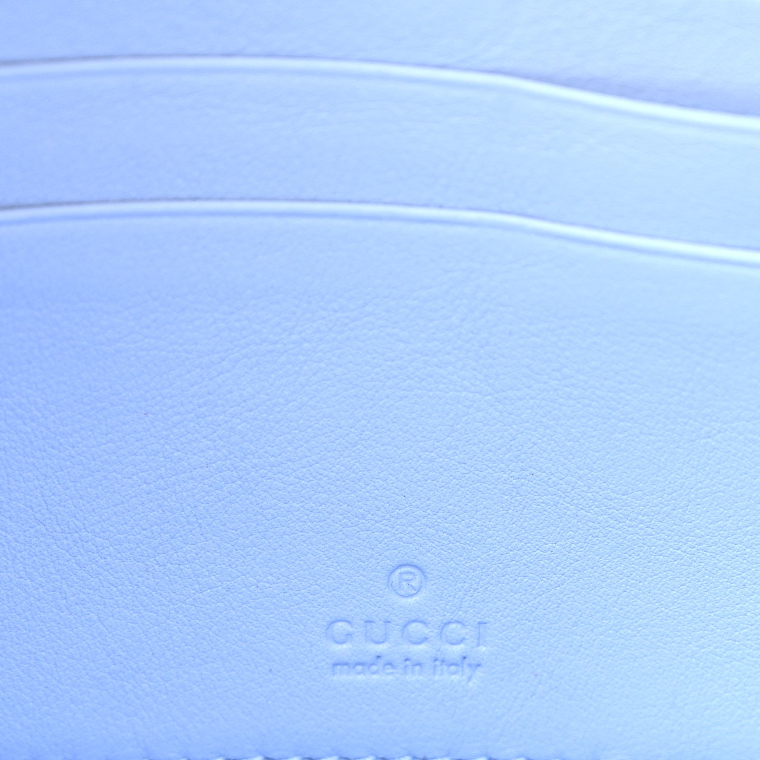 Gucci Dollar Calfskin Enamel Monochrome Super Mini GG Marmont Chain Shoulder Bag Light Pink Blue 6 of 10
