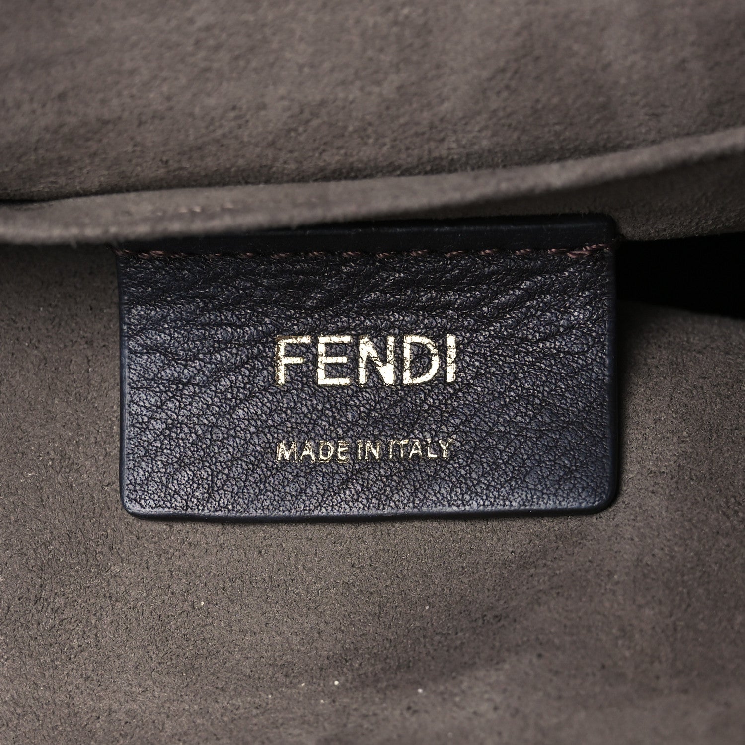 Fendi Vitello Century Opaco F is Fendi Small Kan I Shoulder Bag Blue Beige 6 of 10