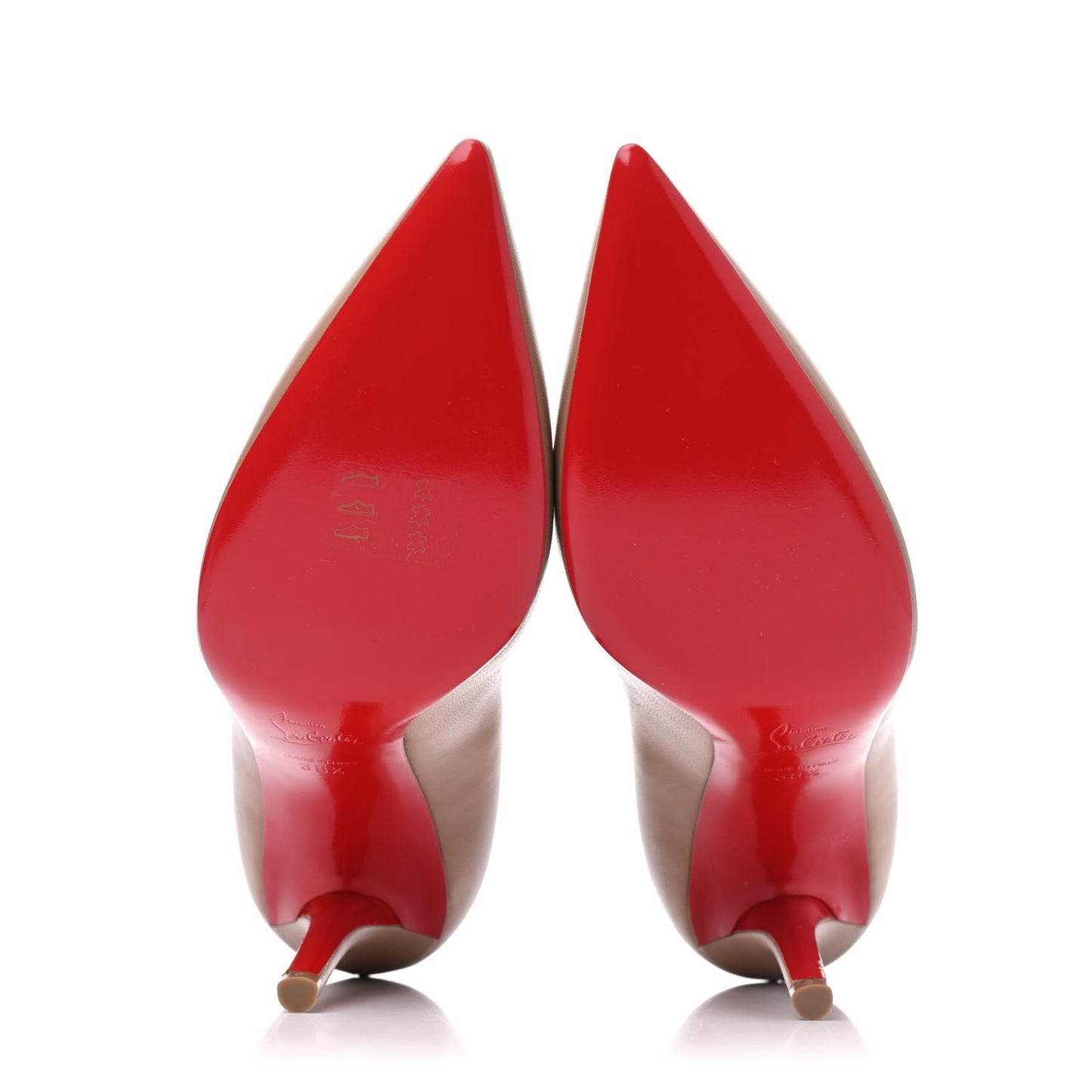 Nappa Apostrophy 100 Pumps 38.5 Nude