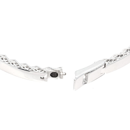 Roberto Coin 18K White Gold Symphony Golden Gate Bangle Bracelet 5 of 5