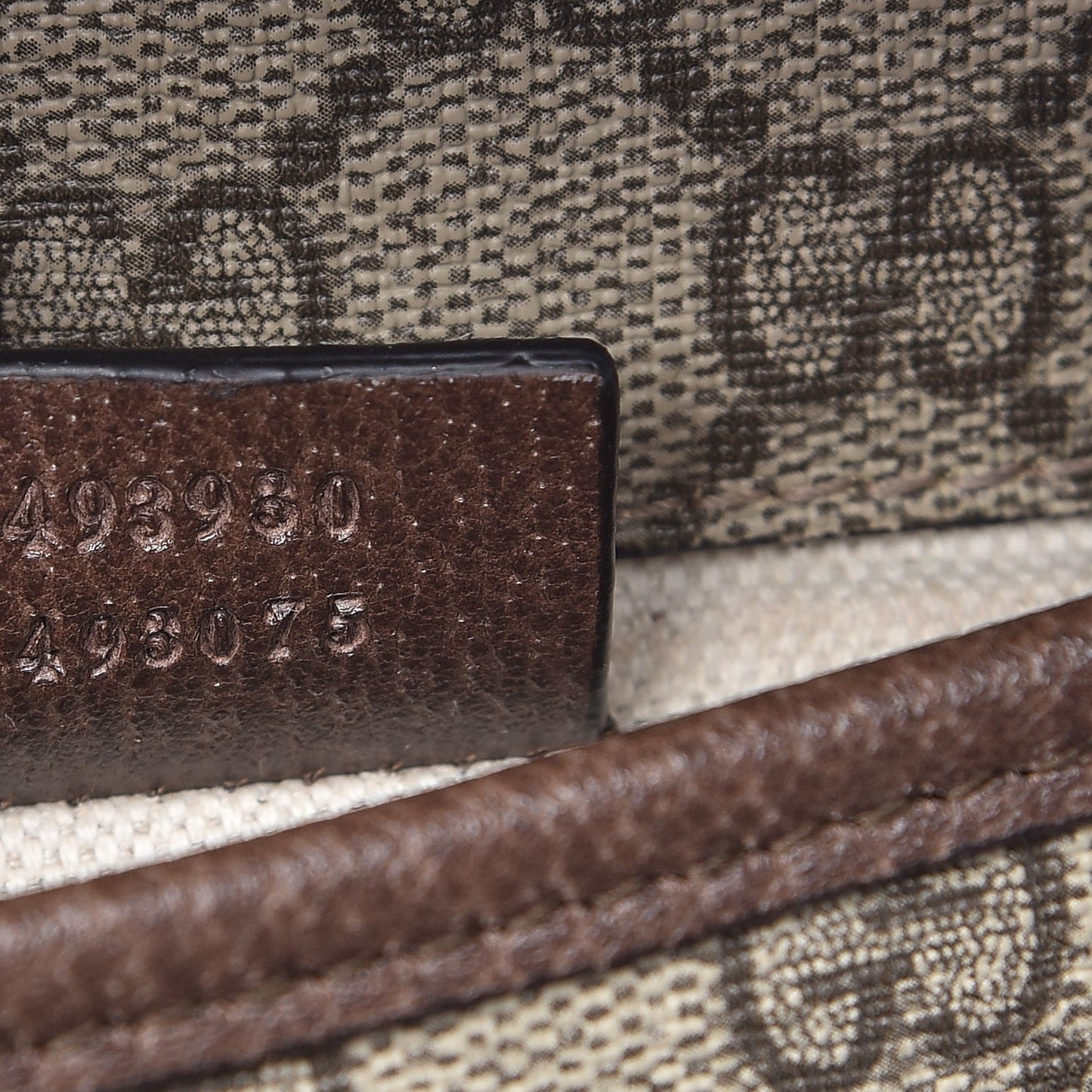 GG Supreme Monogram Neo Vintage Web Belt Bag Brown