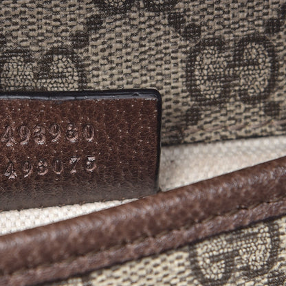 Gucci GG Supreme Monogram Neo Vintage Web Belt Bag Brown 7 of 11