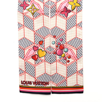 Louis Vuitton Silk Damier Pop Up Bandeau Azur 2 of 6