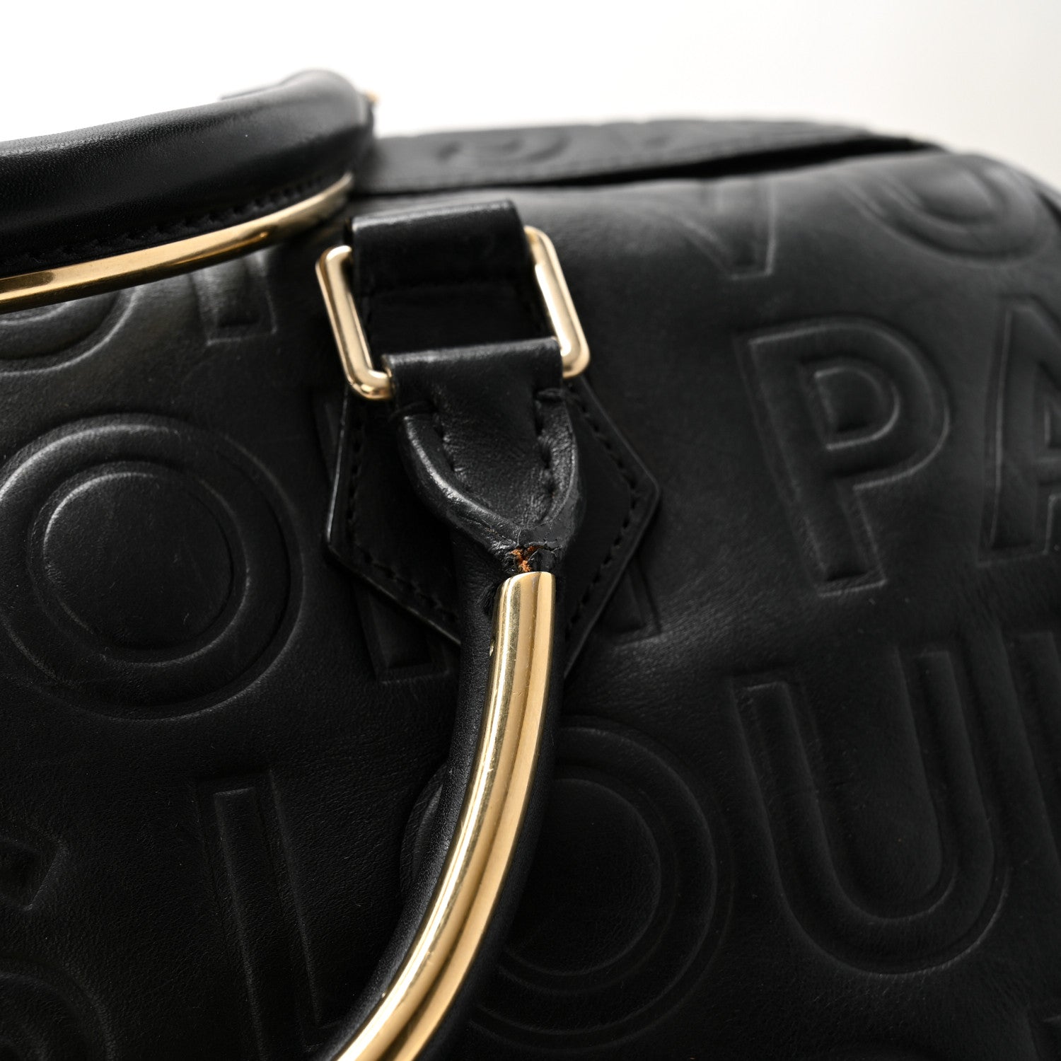 Louis Vuitton Calfskin Embossed Speedy Cube 30  Black 13 of 13
