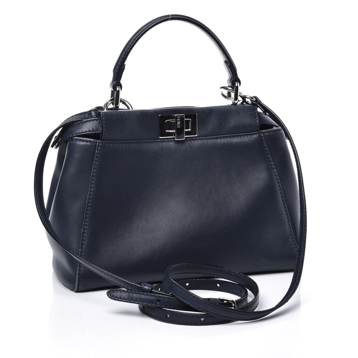 Nappa Mini Peekaboo Iconic Satchel Dark Blue