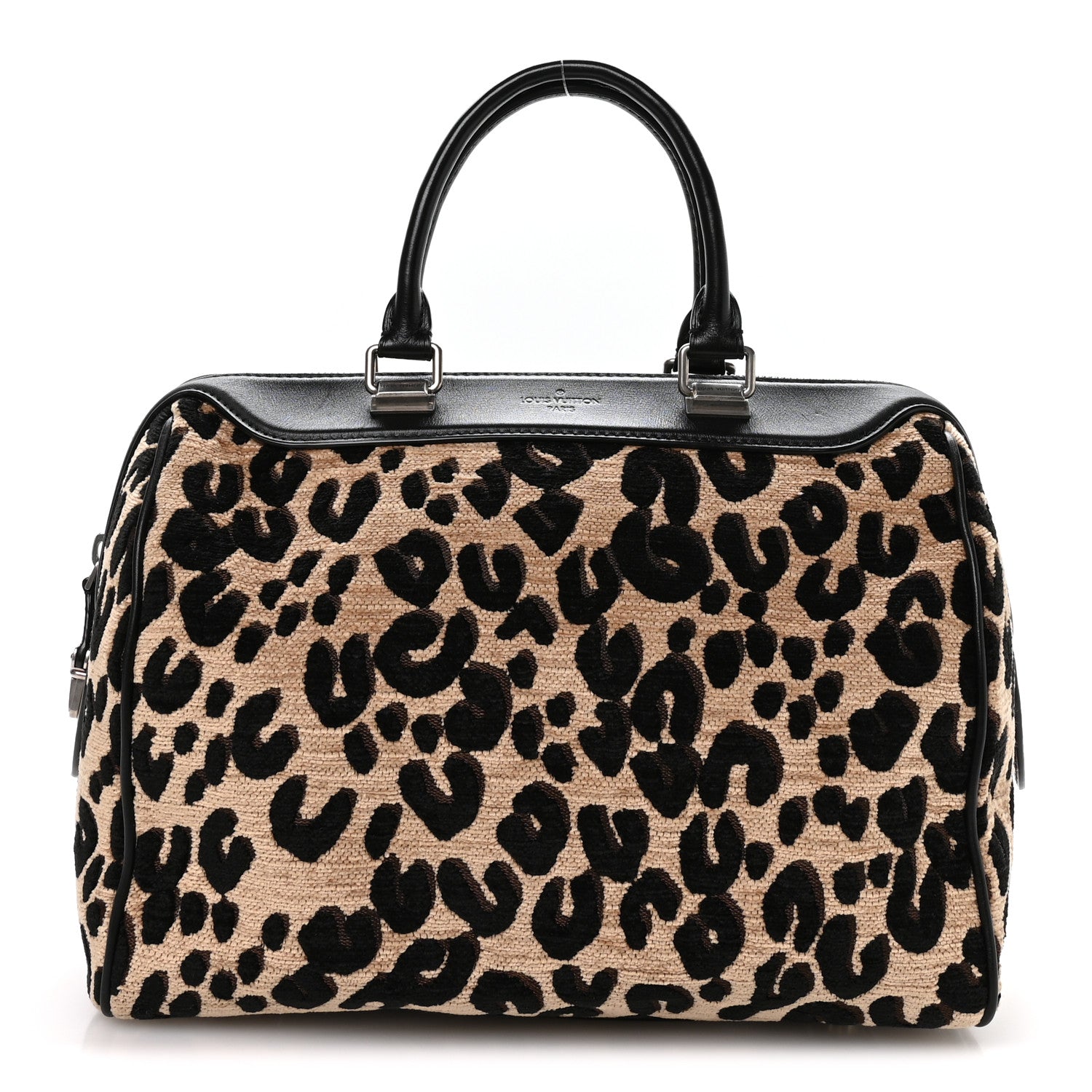 Louis Vuitton Jacquard Velvet Leopard Print Stephen Sprouse Speedy 1 of 10