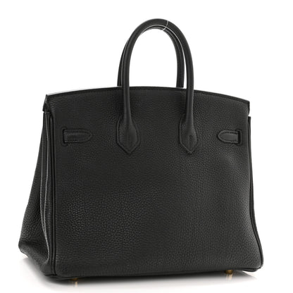 Hermes Togo Birkin 25 Black 3 of 16